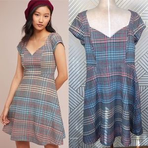 Anthropologie Moulinette Soeurs Finley Plaid Dress